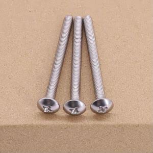1/4-20 x 2 (20 pcs) Truss Head Machine Screws, 304 Stainless Steel (18-8), Cross Recessed Truss Head Machine Screws, Phillips Drive, Coarse Thread UNC, ANSI B18.6.3T image 3