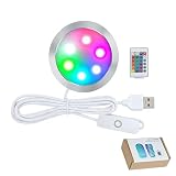 BamoAcc LED Lamp Kit for Bambu Lab, LED Lamp Kit 001 for Bambu Lamp Kit 3D Printer LED Lights Makerworld Model Light 5 Volt Led Project Light Craft DIY Accessories (1PCS RGB Colors)