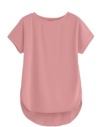 SHODOX® Women's Cotton Blend Solid Regular fit Round Neck Short S...