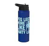 Pierna de clavija más como amputado de pierna de fiesta Stainless Steel Insulated Water Bottle