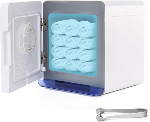 HomdMarket Chauffe-Serviettes stérilisateur 8L sèche-Serviettes avec lumière UV, sèche-Serviettes électrique, Porte-Serviettes pour Spa, Massage, Salon et Soin des...