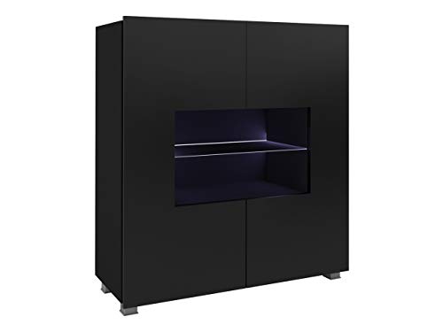 mirjan24 – Cómoda cala brini TT-BR01 con 2 puertas, MO-Dance,, 100 x 107 x 35 cm, High Board, – Mueble multiusos, Salón