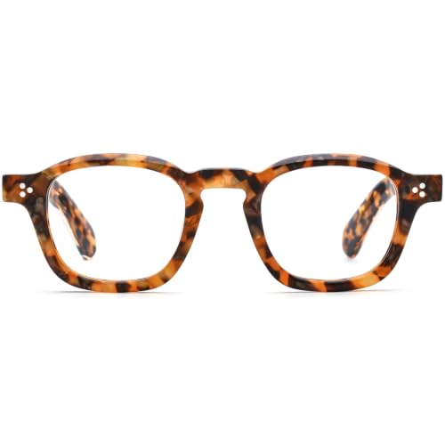 Image of HEPIDEM Acetate Glasses Frame Men Women Square Eyeglasses Optical Spectacles MZEPH