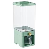 Grain Storage Dispenser | Grain Storage Container | Grain Cereals Dispenser | Transparent Rice Dispenser | Press Out Dry Food Container Dependable Materials Convenient To Use For Rice Grain Millet Oat