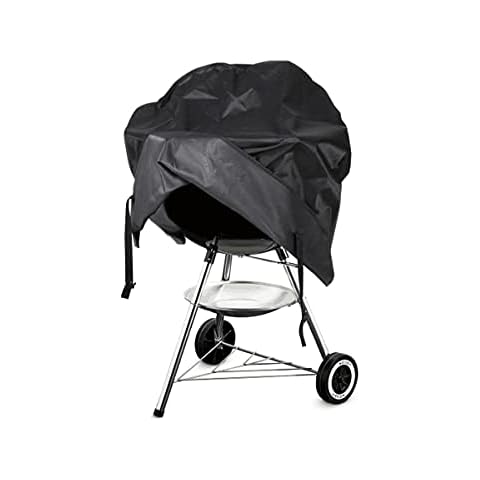 Slan Arrow Charcoal Kettle Grill Cover 600D 18in Weber Round Grill Cover Waterproof Heavy Duty Outdoor Canvas BBQ Cover Dome Smoker Cover (18 inch) Cover