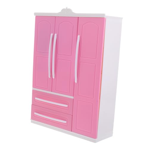 Meuble de rangement pour vêtements de poupée 30 cm avec cintres et organisateur d'accessoires