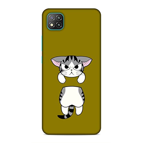 Image of Printed Mobile Back Hard Case Cover for Xiaomi Poco C3 | Angry Baby cat, Cute cat,-2178