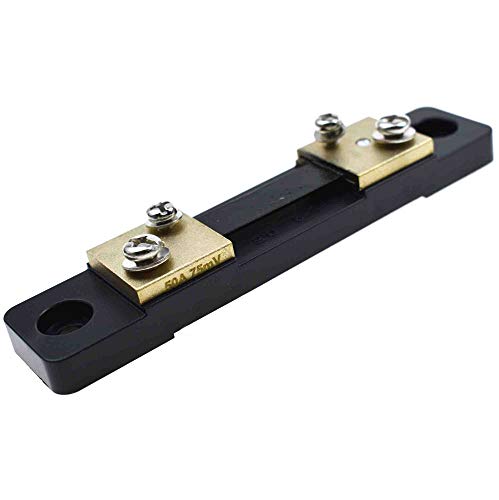 1PCS 75mV 5A 10A 20A 15A 20A 30A 50A 75A 100A 150A 200A 250A 300A 400A External Shunt FL-2 Current Meter Measure Shunt Resistors For Digital Ammeter (50A 75mV)