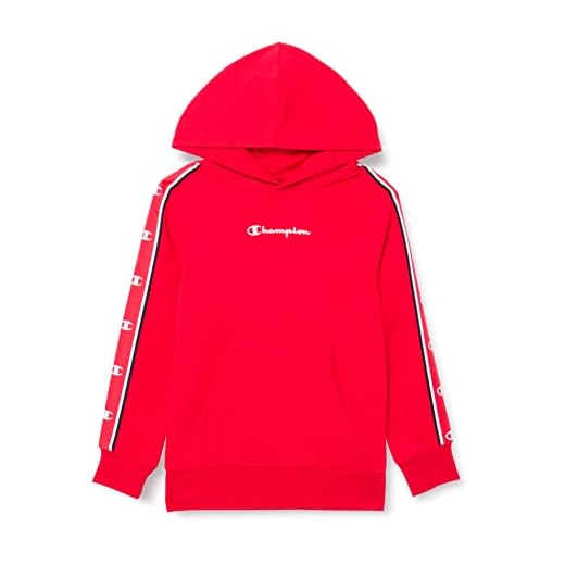 Champion Legacy American Tape - Powerblend, Sudadera, Niños, Rojo Intenso, 11-12 años
