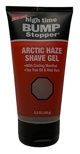 High Time Bump Stopper Shave Gel W/Aloe & Tea Tree Oil 5.3 oz (Pack of 8)
