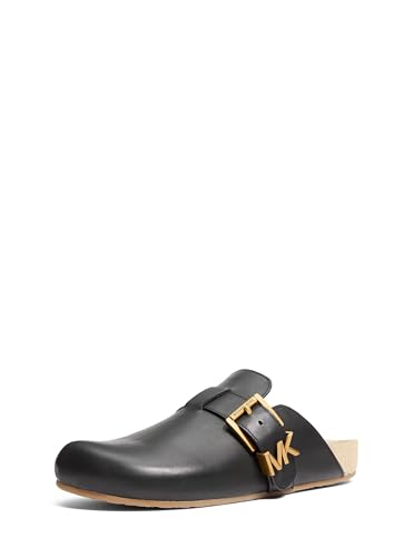 Michael Kors Women's Greer Mule, Leather/Black, 9