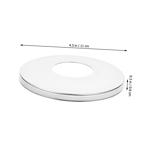 2 placas decorativas de acero inoxidable para escalera de piscina miniatura 6