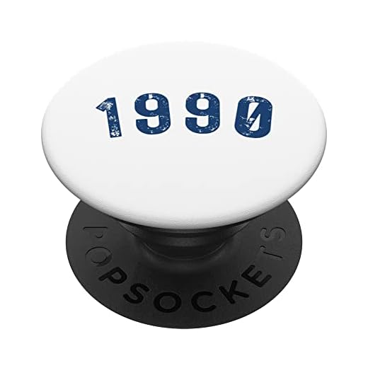 Cumpleaños en 1990 nacido en 1990 cumpleaños vintage 1990 PopSockets PopGrip Intercambiable