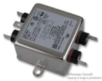 TE CONNECTIVITY/CORCOM 20VB1 RFI Power LINE Filter, 20A, 700UA