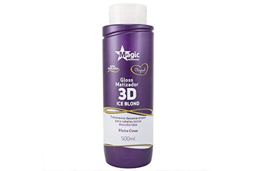 Magic Color Máscara Gloss Matizador 3d Ice Blond Efeito Cinza 500ml - R