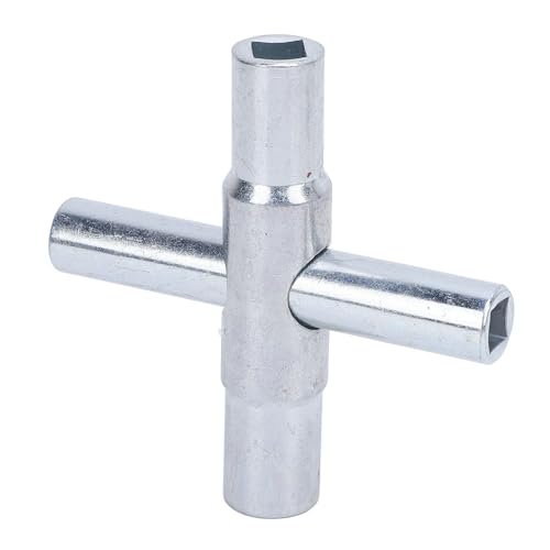 Clé à eau sillcock 4 voies acier galvanisé compact robinet extérieur durable - 8
