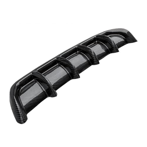 Diffuseur de pare-chocs arrière Infiniti G37S, aileron de requin look carbone pour G35