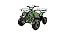 HHH 125cc ATV Quad 125cc ATV with Reverse, LED Lights, Big Wide Tires with Matching Rims 4 Wheeler for Youth and Children (Red Color)