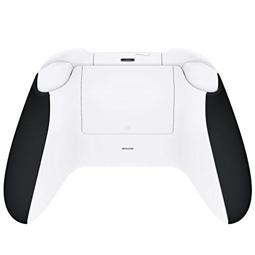 Image of eXtremeRate DIY Grip for Xbox Series X & S, Black Soft Touch Comfortable Left Right Side Rails, Replacement Parts Handles Rear Shell for Xbox Core Wireless Controller