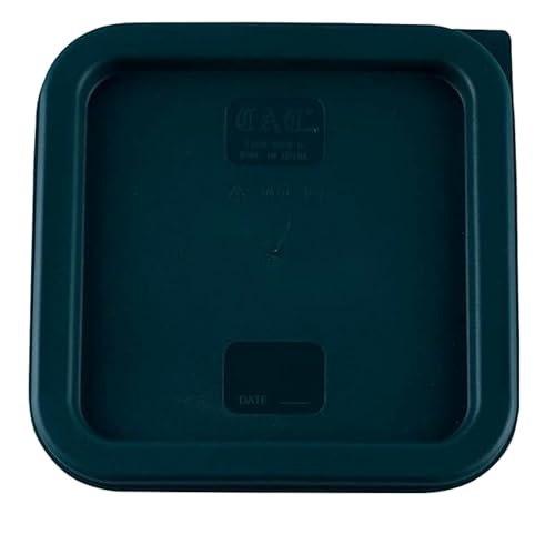 Image of FSE FCC24 Reusable Cover for 2 & 4 Quart Container, Square, Green, NSF