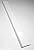1.5x12 Bullnose White Crackled Glossy Ceramic Trim Tile