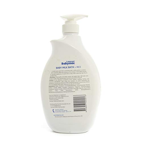 Image of Lovercare Babymac Baby Milk Bath + Rice 33.8 fl oz /1000ml