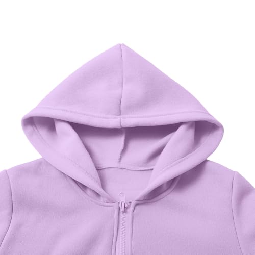 Athletic Sweatsuit for Teen Girls Zip up Fleece Hoodie Sweatshirt and Jogger Sweatpant 2 Piece Outfits Kids Boys Tracksuit4