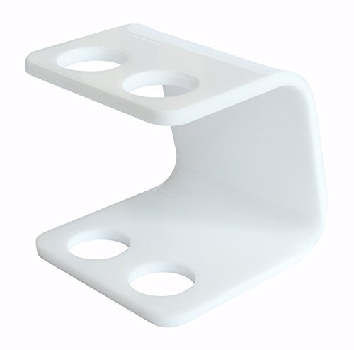 Seemii - Soporte para cabezales de cepillo de dientes eléctrico, plástico, para 2 o 4 cabezales, color blanco, plástico, 2 têtes
