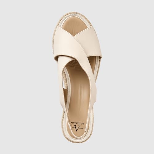 Image of Aquatalia Women's Adelina, Sandals, Heel, Casual, Elastic, Round Toe, Rubber Outsole
