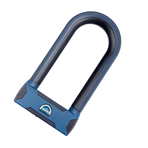 Squire Locks Stronghold D16/230 Keyed D-Lock: Hardened Boron Steel, 16mm Shackle, Sold Secure Bicycle Diamond Approved