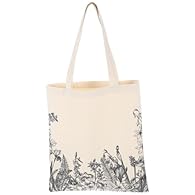 Flower printing canvas bag:the material is safe and durable, which is wear resistance and practical for the long time use,tote bags for women tote bag:lightweight and convenient to carry also can be a good choice for your female friends,travel tote b...