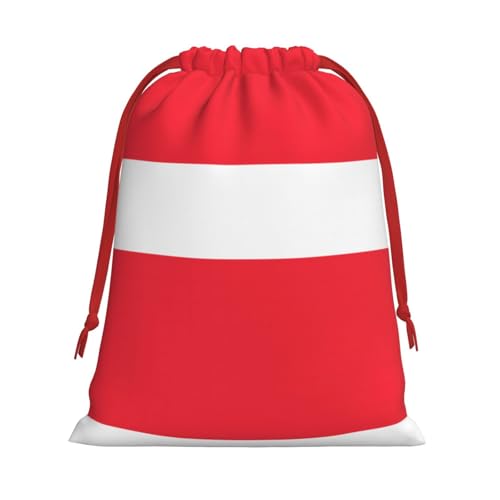 WBQLSL Austrian flag M Printed gift bags, perfect for weddings, Christmas, birthdays and anniversaries (S-L)