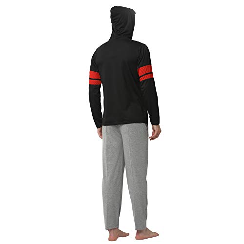 Image of Mack Jonney Men's Cotton Solid Night Suit Pajama Set