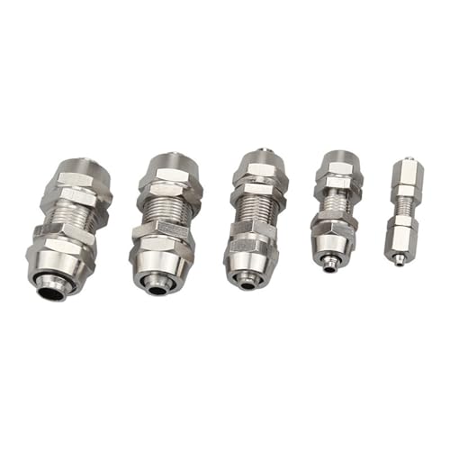 Racor pasamuros PM-6 de cobre macizo con tornillo rápido para panel 5