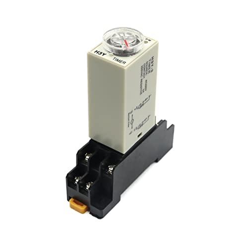 Relais de temporisation H3Y-2 DC 24V DPDT bouton rotatif 60S