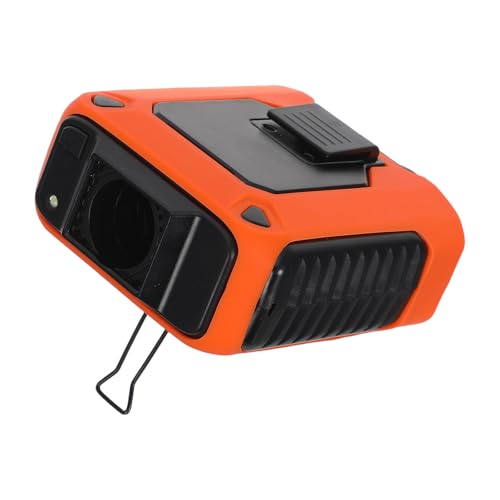 BESTOYARD Ventilador Portátil de Batería con Pinza para Cinturón y Soporte de Escritorio Adaptable, Luz LED y Batería de 7200mah para Uso en Camping y Uso Interior