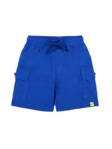 Image of KiddoPanti Boys 100% Cotton Knitted Above Knee Length Basic Cargo Shorts
