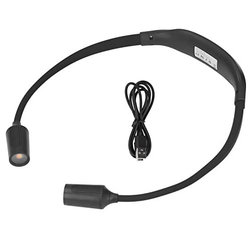 Luz para correr de noche y acampar con LED para cuello recargable y luz suave 2