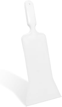 Bulldozer Squeegee, Long Handle Flat Glass Window Tint Tools, Scrubber Paddle Squeegee for Front Rear Window Film Application, Glass Snow Frost Ice Removal Tool for Cars White