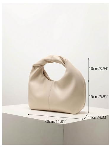 Image of Verdusa Women's Ruched Boho Mini Handbag Clutch Purse Dumpling Pouch Bag