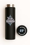 Termo Botella Premium de Acero inoxidable 500ml con Pantalla LED-Diseño 'Yo Soy...