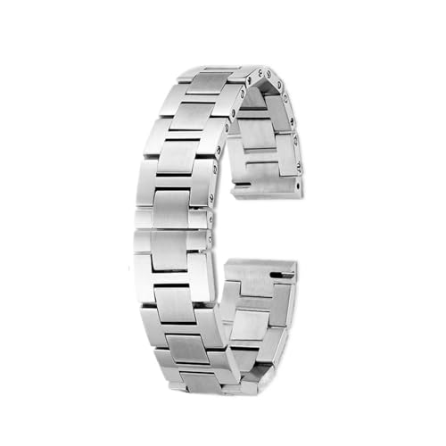 Bracelet acier 17.5mm pour montre Cartier Santos Dumont WSSA0086 finition luxe