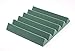 2x12x12 (12 Pk) DARK GREEN/CHARCOAL Black Acoustic Wedge Panels Soundproofing Studio Foam Tiles