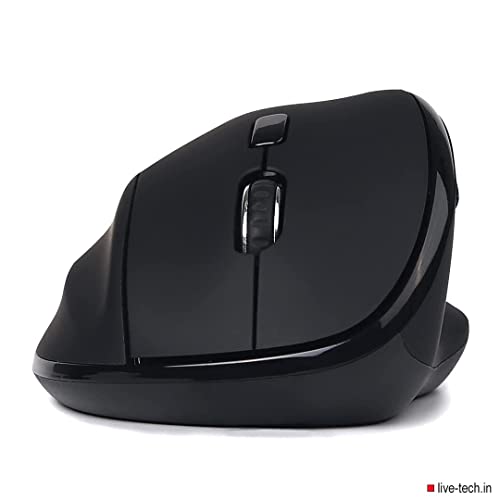 Image of Electro Wolf Art Ergonomic Mouse, Unique 56 (Degree) Vertical Wireless Mouse - 2.4GHz Optical Vertical Mice 6D with 3 DPI Modes (Art)