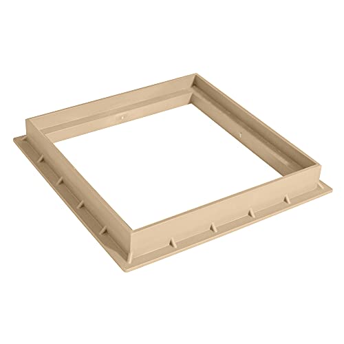 Jardibric - Cadre Polypropylène pour Grille et Tampon (30 x 30 cm)