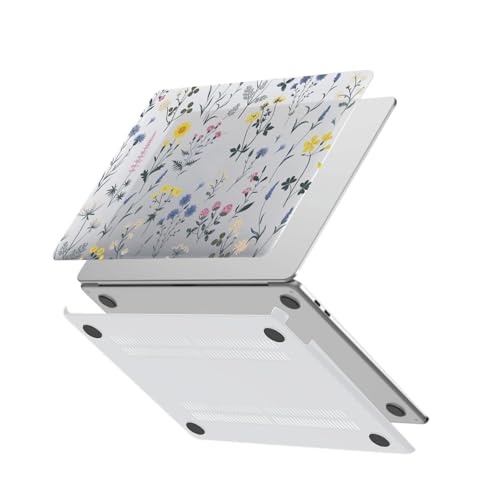 HLAAJJX Laptop Shell Compatible with MacBook Air 13 inch Case 2017-2010 Release Model A1466 A1369,Matte Protective Hard Cover for MacBook Air 13.3 inch Case,Wild Flower