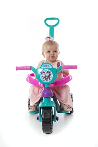 Kendy, Triciclo Infantil, Kemotoca BABY DOG ROXO, com Haste