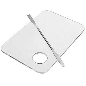 Busirde Paleta de Mezcla de Gel Espátula Conjunto con Transferencia de Barras de Acero Inoxidable Herramienta del…