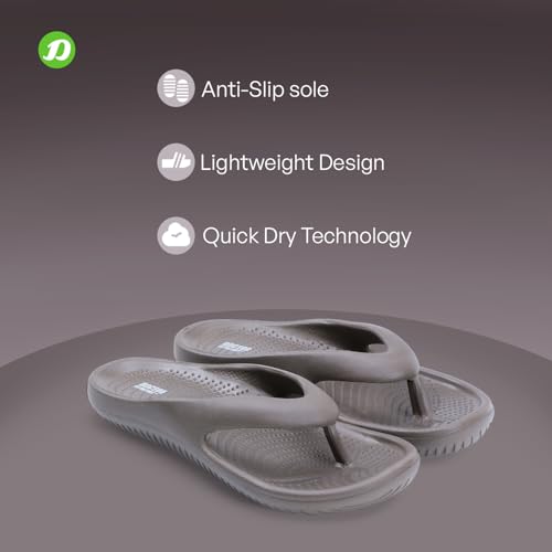 Image of DOCTOR EXTRA SOFT Men's Classic Casual Thong Slippers With Cushion Footbed For Adult|Comfortable & Lightweight|Stylish & Anti-Skid|Waterproof & Everyday Indoor Outdoor Flip Flops Gents & Boys D-506