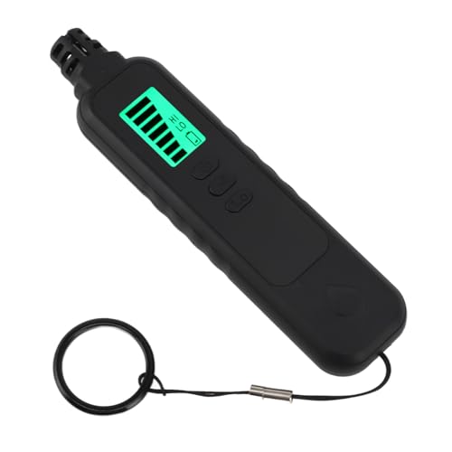 Generic Flammable Gas Tester, High Accuracy, High Sensitivity, Gas Detector, Easy Operation, Pen Type, Professional Use, with LCD Display, For Hotel Use (Black)